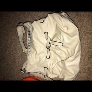 White purse